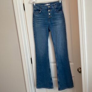 Zara denim flare jeans
